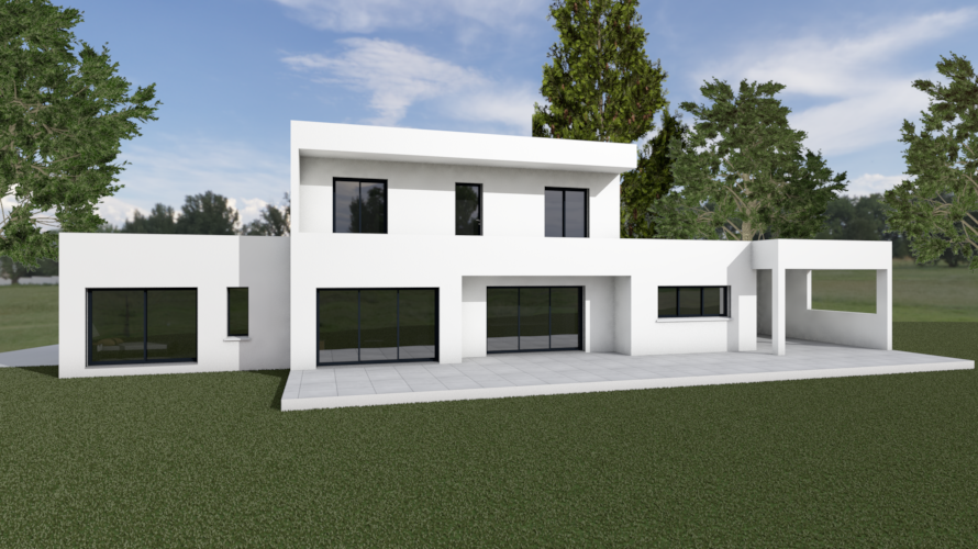 Maison contemporaine 189 m²