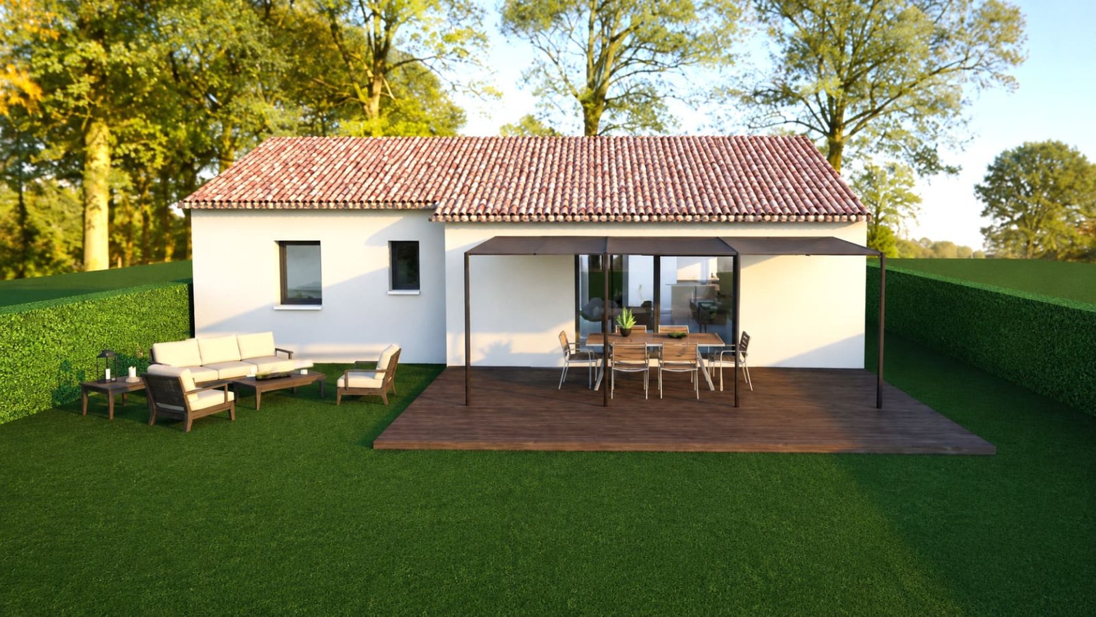 Maison moderne 90 m² plain-pied