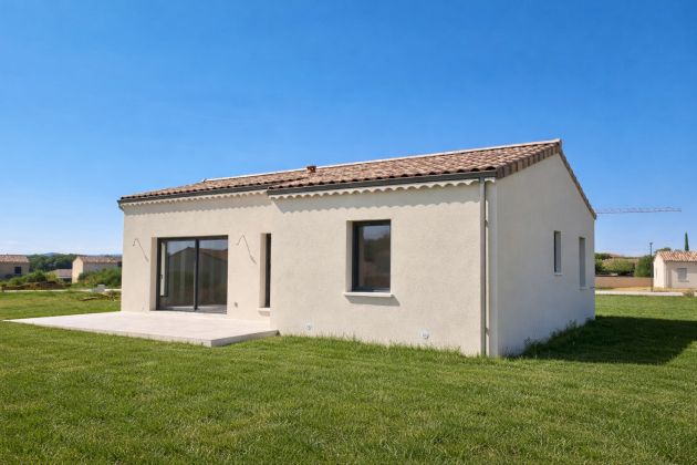 Maison moderne à Allan (Drôme)