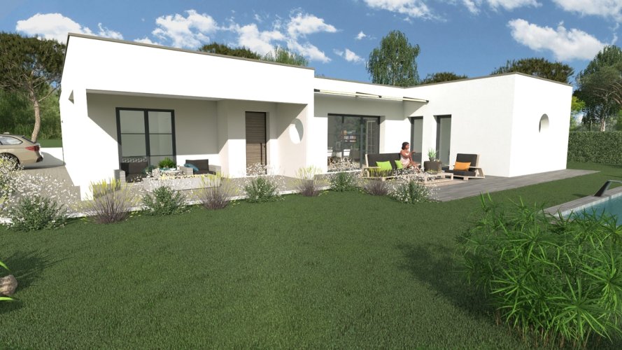 Maison contemporaine 100m²