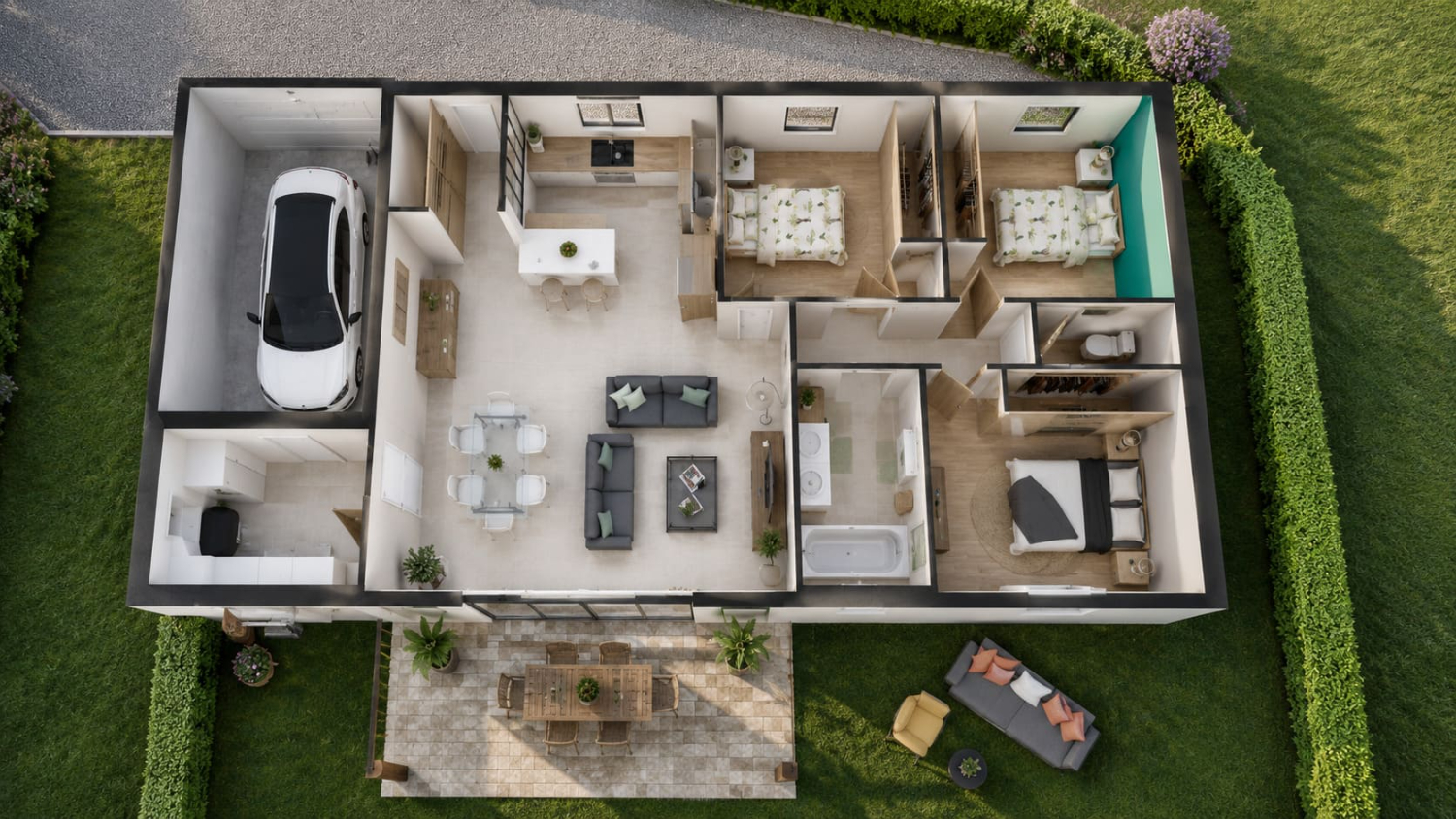 Maison traditionnelle 88 m²