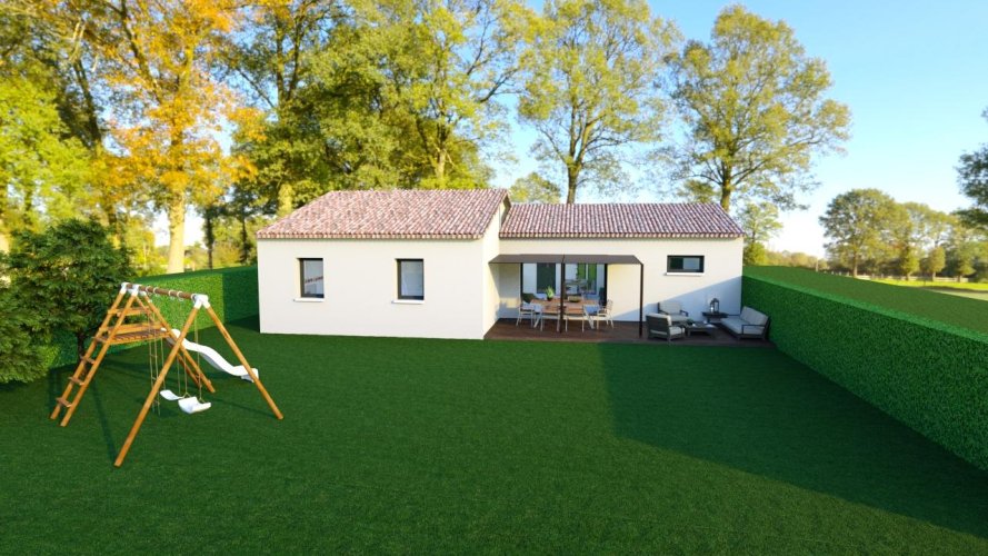 Maison neuve 91 m² sur terrain de 500 m²