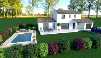 Lavilledieu:  maison de 128 m² sur  terrain de 700 m²