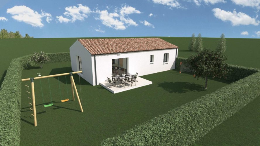 Saint Priest 07000- Maison de 80 m² sur terrain de 430 m²