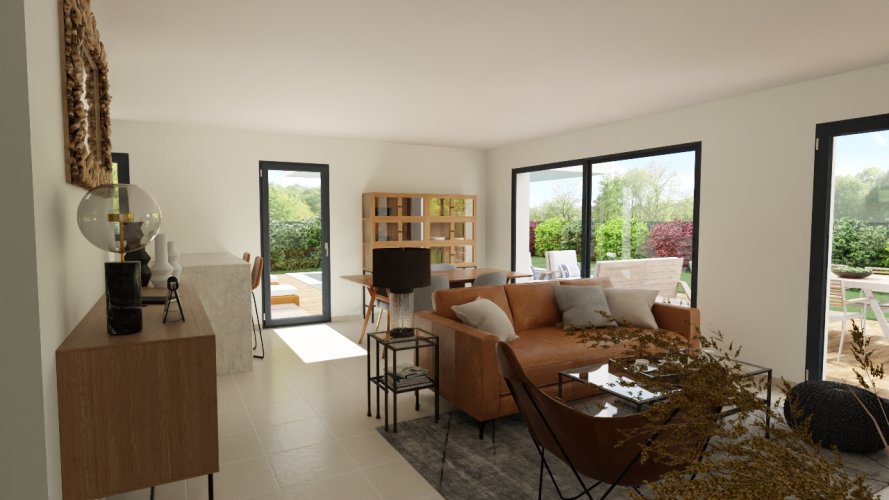 Maison neuve avec terrain