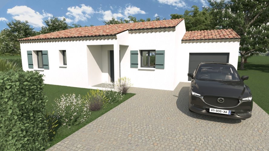 À Vendre - Maison Plain-Pied 3 chambres + Garage à Puygiron (26160)