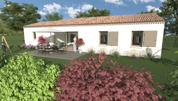  À vendre – Maison de plain-pied 3 chambres à Bourg-Saint-Andéol (07700) – Cadre verdoyant