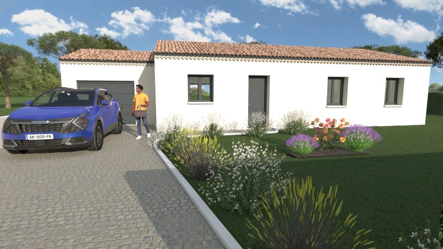  À vendre – Maison de plain-pied 3 chambres à Saint-Paulet-de-Caisson (30130)