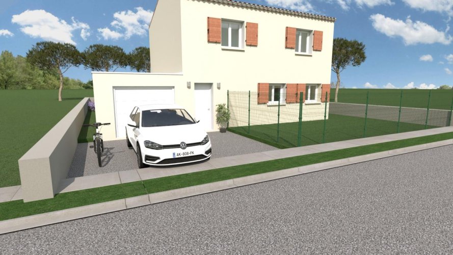 maison a étage + terrain 3 grandes chambres valence (26000)