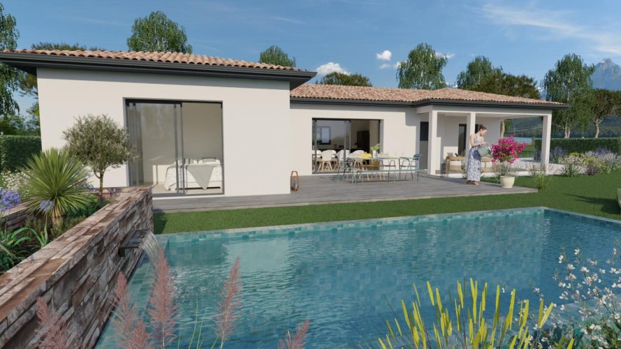  À vendre – Maison de plain-pied 3 chambres, 2 salles de bain à Aouste-sur-Sye (Drôme)