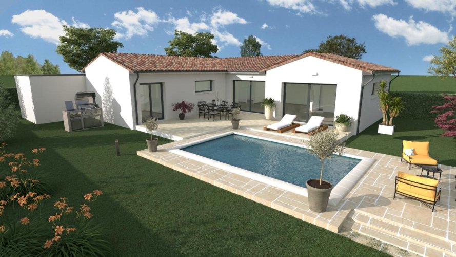Malataverne : Maison de 115 m² sur un terrain de 730 m²