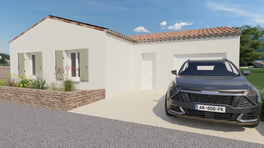 À vendre : Coup de cœur en Drôme provençale – Maison de plain-pied 3 chambres avec jardin et vue montagne !