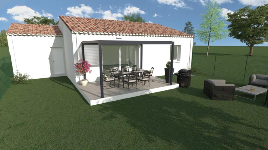 Maison plain-pied, 3 chambres à PIERRELATTE