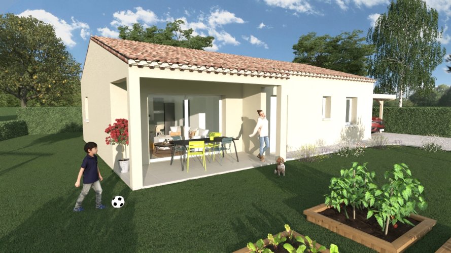  Nouveauté : Maison neuve 3 chambres de plain-pied à Malataverne (Drôme)