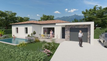 À vendre : Maison contemporaine neuve de Plain-Pied – Pont-de-l'Isère (26600)