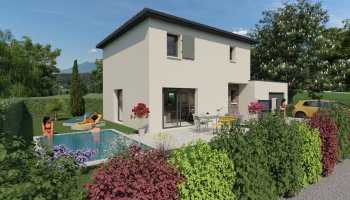À vendre : Maison contemporaine neuve – 3 chambres - Pont-de-l'Isère (26600)
