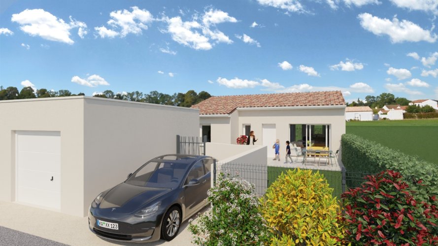 À VENDRE – Maison neuve de plain-pied – 3 chambres - Quartier Maubec à Montélimar