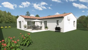 Maison de 115 m² Prête à construire sur 860 m² de terrain : MONTELEGER