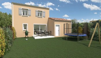 Montélimar Maubec : Maison 3 chambres, garage, terrasse et jardin