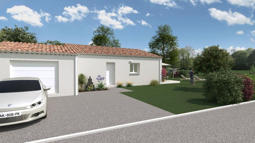 BAGNOLS Sur Cèze :  Maison 3 chambres sur 420 m² de terrain
