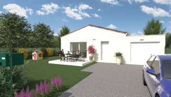 Les GRANGES GONTARDES - Maison de 80 m² sur un terrain de 400m²