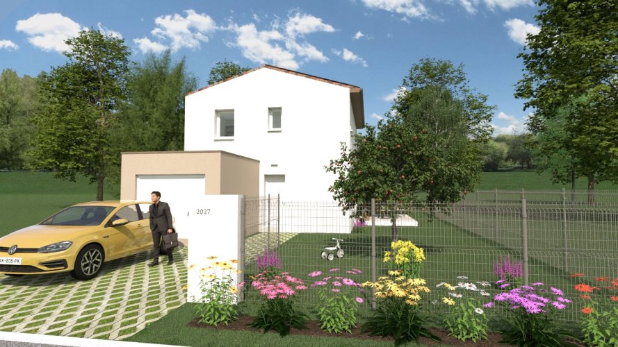 JONQUIERES: MAISON à vendre- 84 m² -  3 chambres - Sur terrain de 270 m²