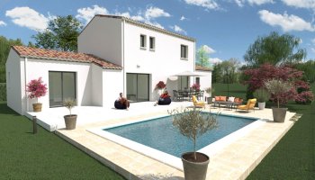 A VENDRE ROQUEMAURE : Villa 4 chambres avec terrain de 550 m²