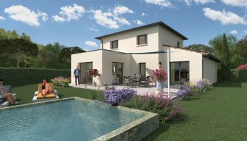 À vendre : Maison neuve contemporaine 120 m² – 4 chambres – Terrain 800 m² – Cruas (07350)