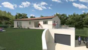 À vendre : Maison contemporaine 115 m² avec terrasse panoramique et grand garage – Saint-Montan (Ardèche)