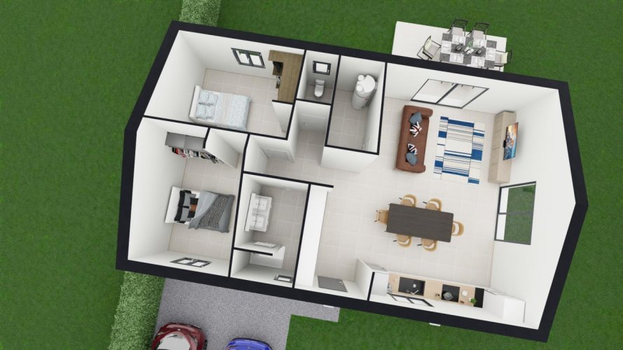 Saint Priest 07000- Maison de 80 m²