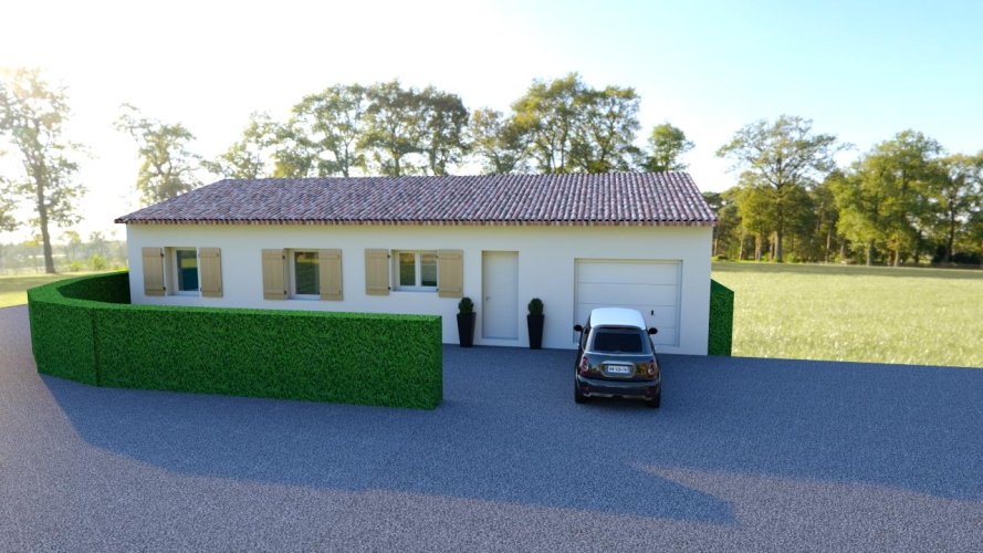 Maison neuve de 88 m² avec terrain