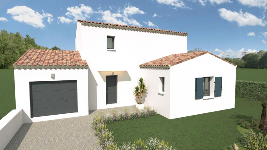 Maison Traditionnelle 4 chambres + Terrain à Grillon