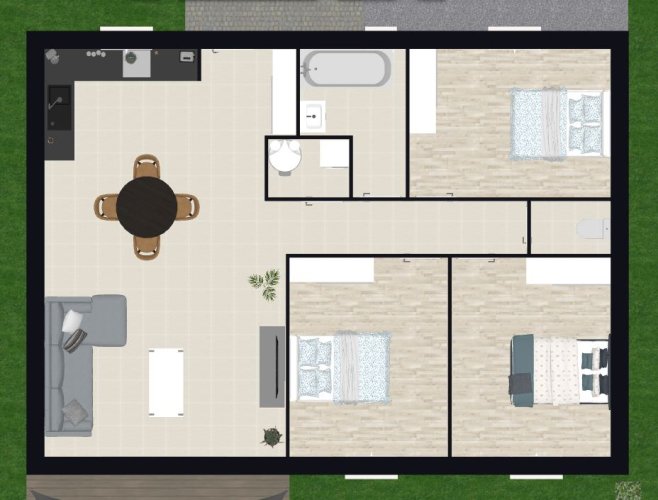 Maison + Terrain à Chomerac