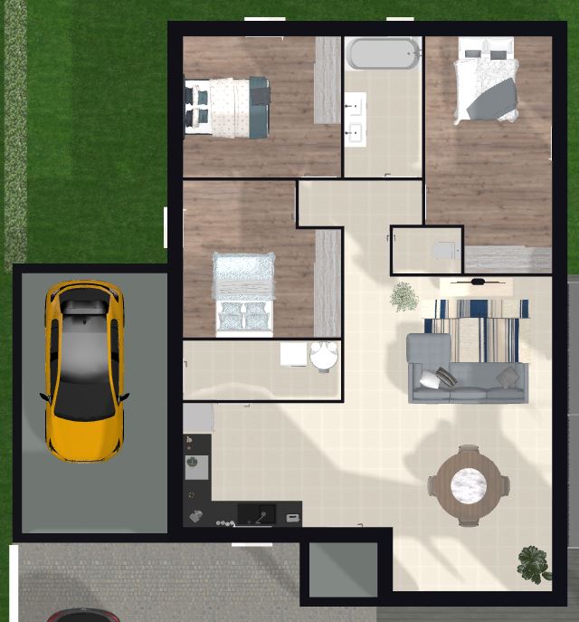 À vendre - Maison neuve de Plain-Pied comprenant 3 chambres à Pierrelatte (26700)