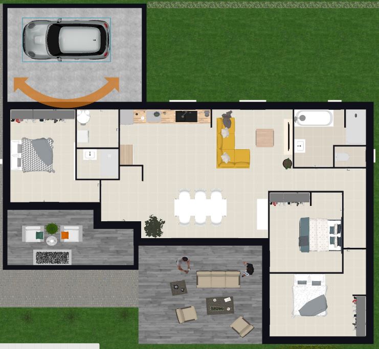 À VENDRE – Maison Plain-pied 3 Chambres – Hors lotissement à Malataverne (Drôme)