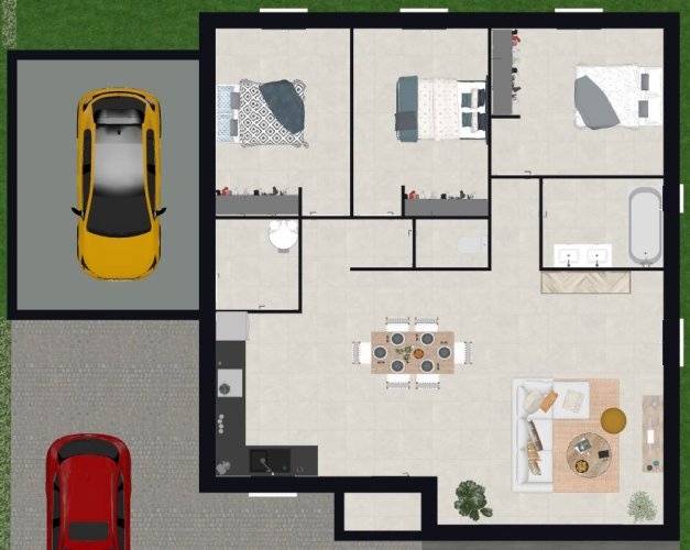  À vendre – Maison de plain-pied 3 chambres à VALREAS (84600) – À deux pas du Centre-ville