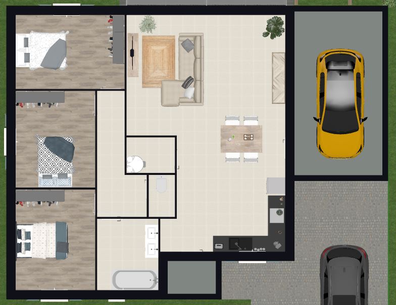 À Vendre - Maison Plain-Pied 3 chambres + Garage à Puygiron (26160)