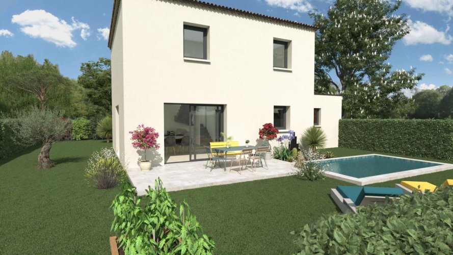 À vendre – Maison moderne comprenant 3 chambres à Bagnols-sur-Cèze (Gard)