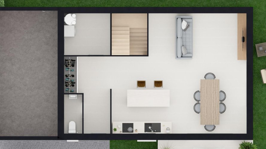 CRUAS: Maison de 110 m², 4 chambres