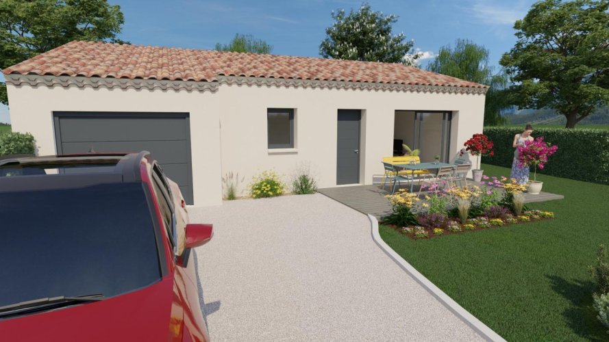  À vendre – Maison de plain-pied 3 chambres à Puygiron (Drôme)