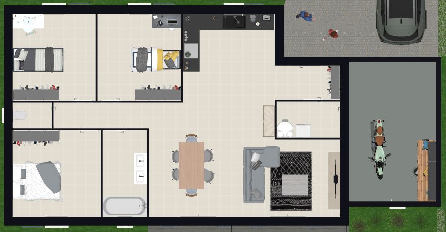 A vendre: ROCHEMAURE (Ardèche) Maison Plain-Pied 3 chambres