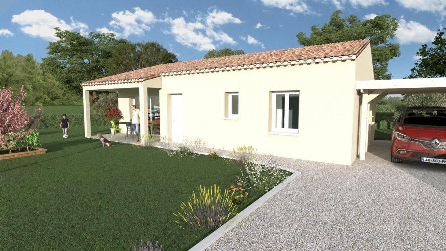  Nouveauté : Maison neuve 3 chambres de plain-pied à Malataverne (Drôme)