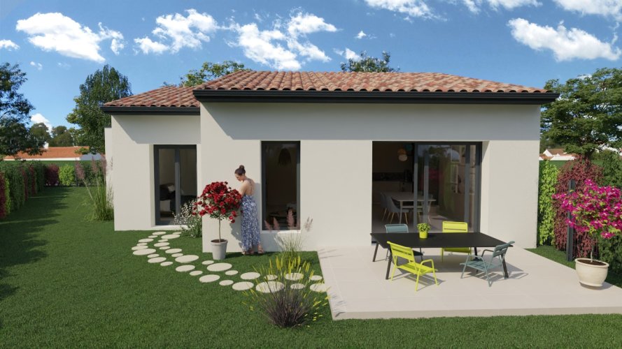  Maison neuve contemporaine – Plain-Pied - 2 chambres – Quartier Maubec, Montélimar