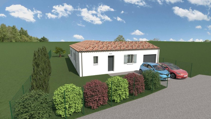 À vendre : PUYGIRON, Maison neuve 3 chambres & garage