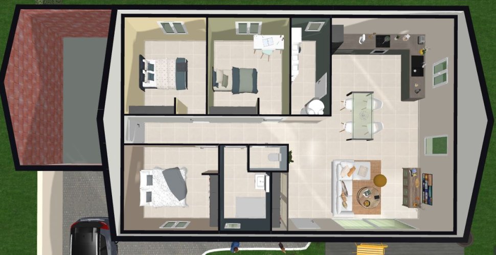 À vendre – Maison Plain-Pied - 3 chambres à Loriol sur Drôme (26270)