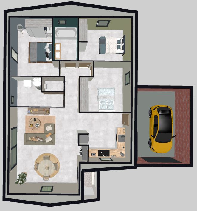  À vendre – Maison de plain-pied 3 chambres à Saint-Gervais-sur-Roubion (Drôme)