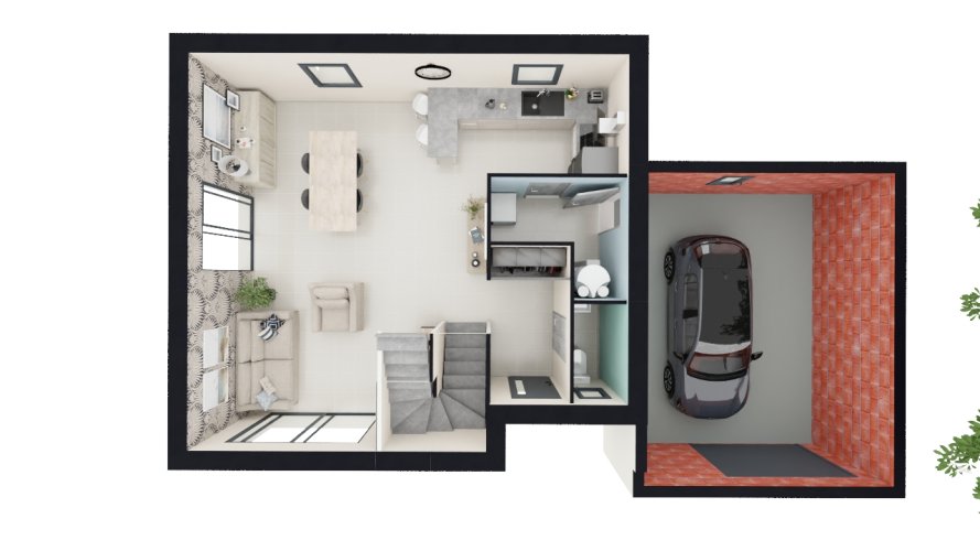 À vendre : Maison contemporaine neuve – 3 chambres - Pont-de-l'Isère (26600)