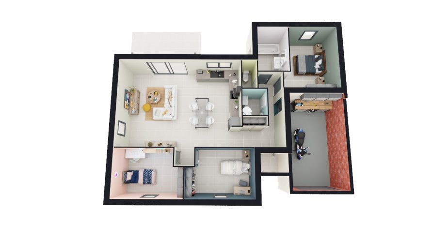  À vendre : Maison contemporaine de plain-pied – 3 chambres – Pont-de-l’Isère (26600)