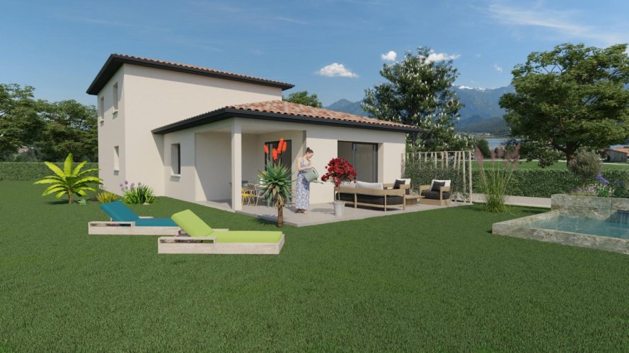 À vendre : Hors lotissement - Maison neuve – 4 chambres – 2 salles de bains – Montboucher-sur-Jabron