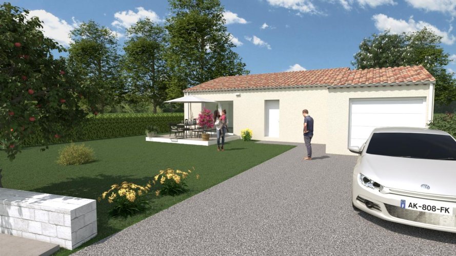 EXCLUSIVITE :  LE TEIL  Maison 3 chambres sur 430 m² de terrain